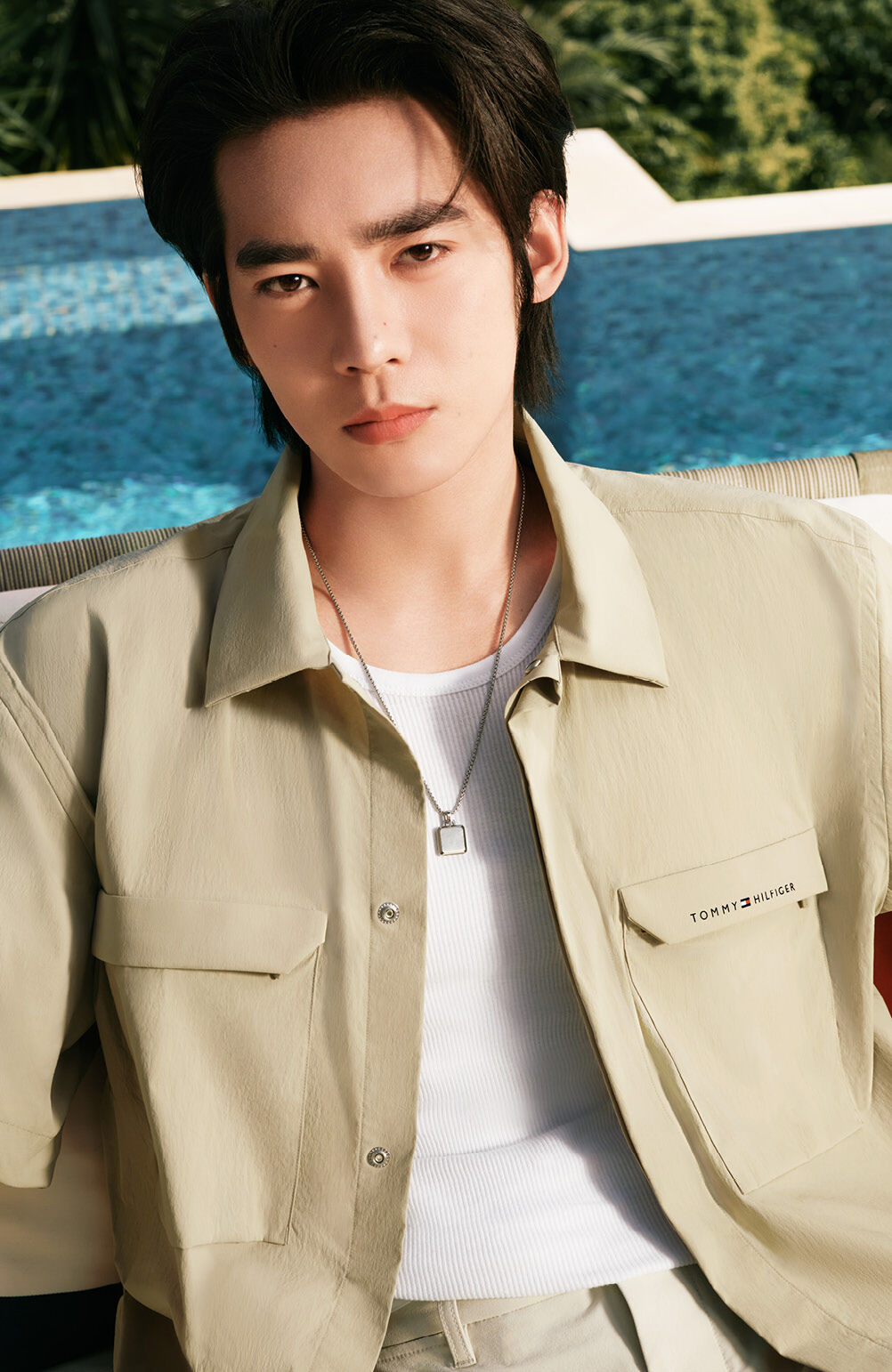 An ultimate summer shaped by Yosh Yu Modern prep summer styles, worn by Yosh Yu